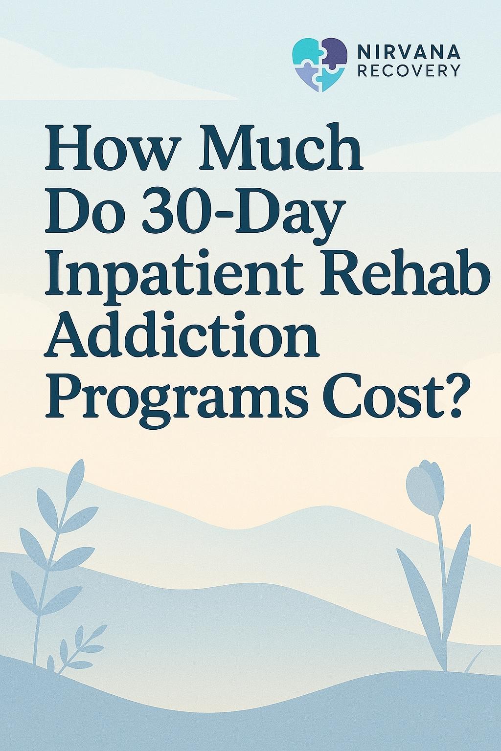 How Much Do 30-Day Inpatient Rehab Addiction Programs Cost