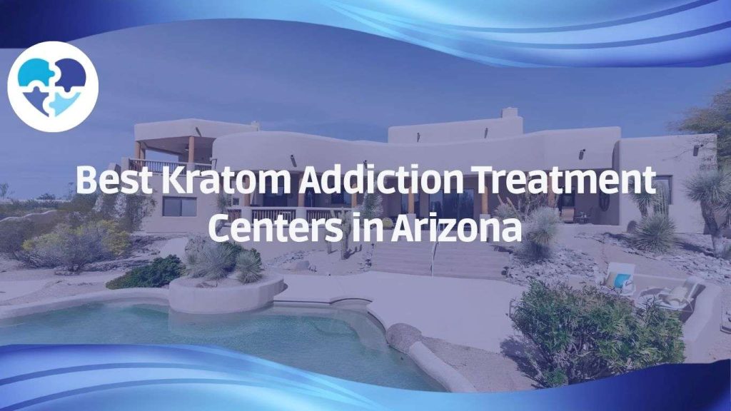 Modern Arizona rehab center with pool-desert landscape, representing the best kratom addiction treatment centers in Arizona.